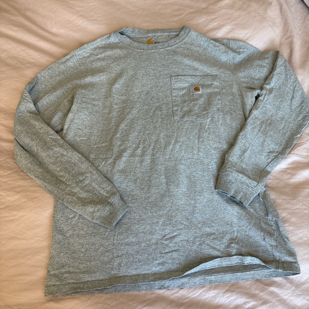 Carhartt Women’s Heather Gray Long Sleeve Tee
